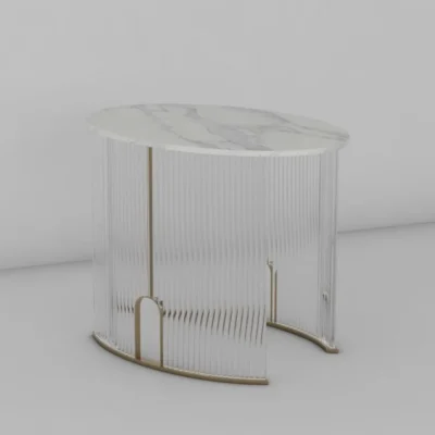 Oval Hoof Side Table